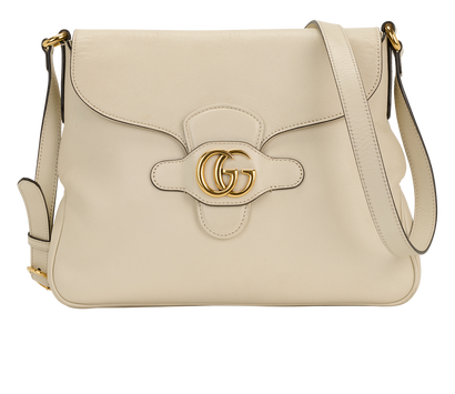 Dahlia Crossbody, &pound;450, Handbags, Cream, Leather, Front view